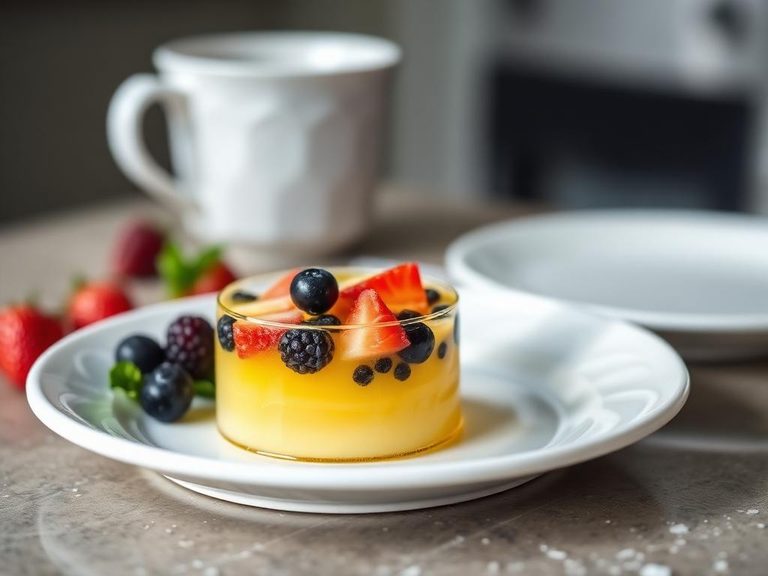 Base for fruit-based gelatin desserts