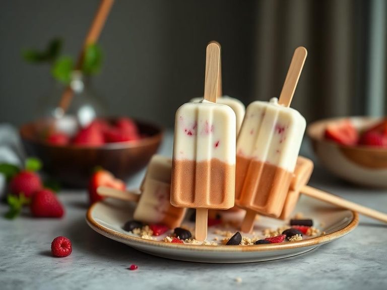 Base for homemade 'ice cream' pops
