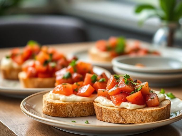 Base for open-faced sandwiches or bruschetta