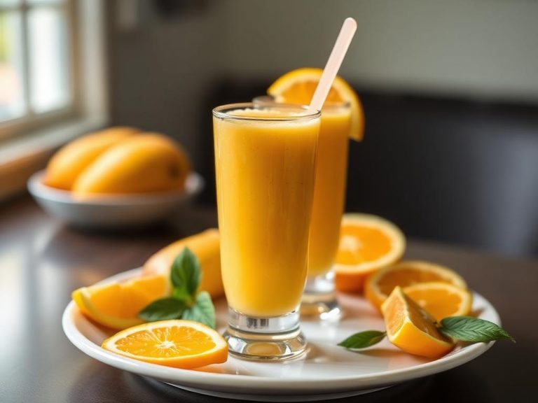 Base for orange-flavored smoothies or popsicles