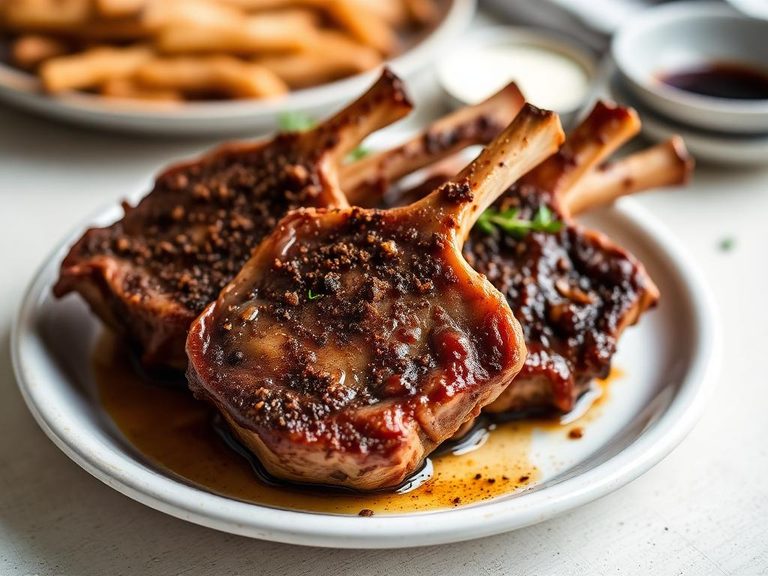 Basted Lamb Chops