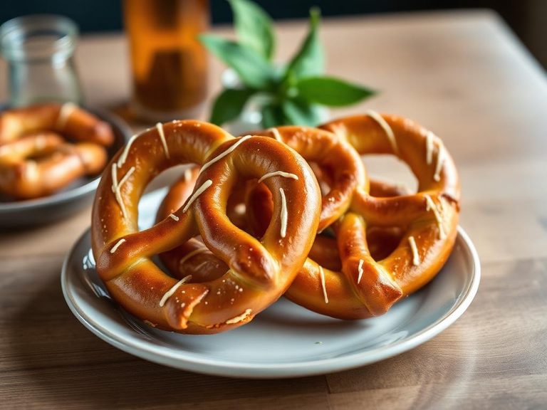 Bavarian pretzels