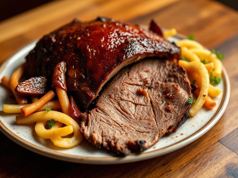 BBQ brisket platter