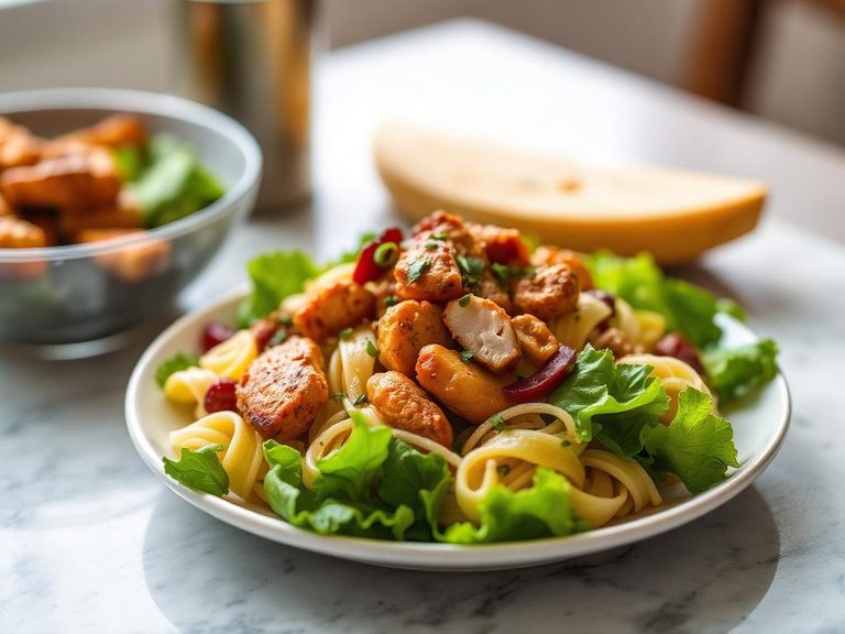 BBQ Chicken Pasta Salad