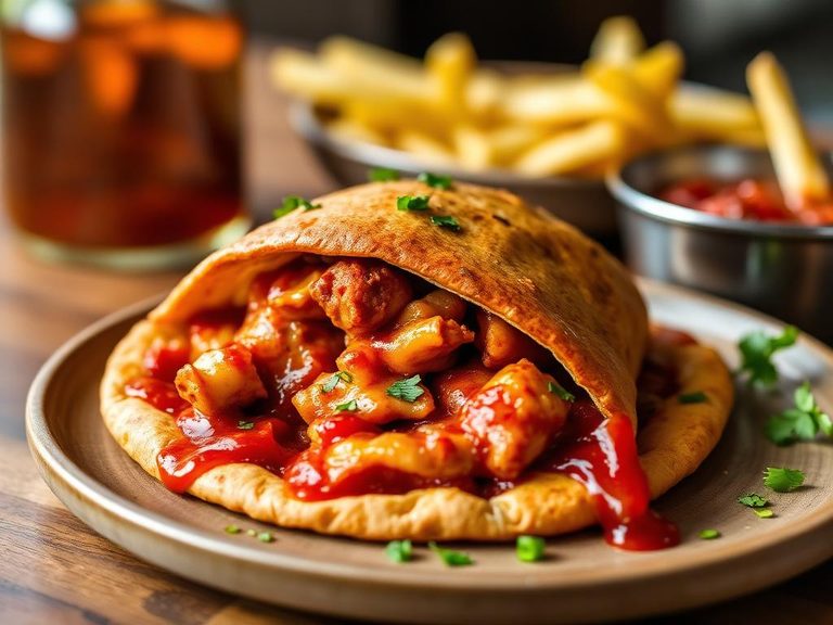 BBQ Chicken Pizza Pocket