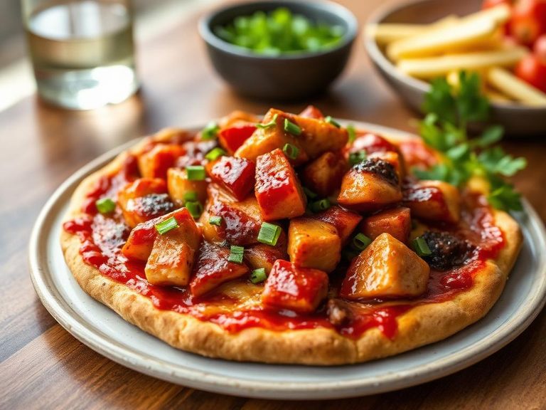 BBQ Chicken Pizza Topping