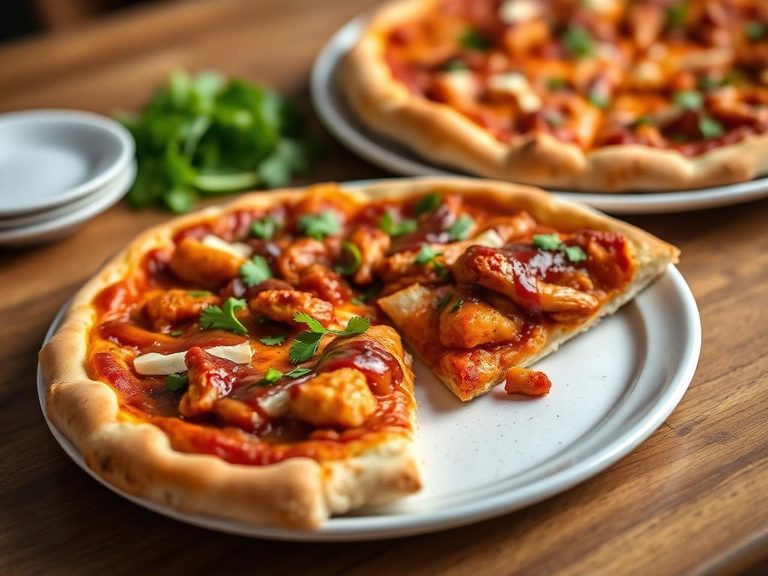 BBQ Chicken Pizza with Stuffed Crust