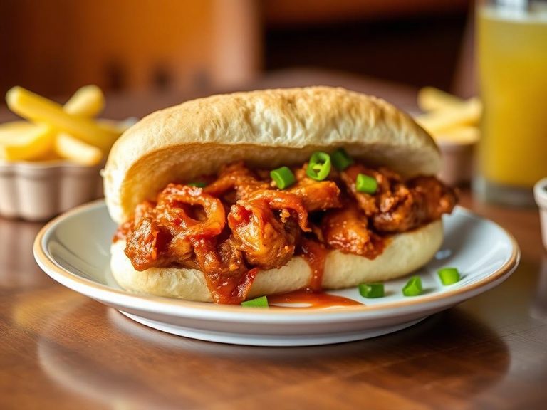 BBQ Chicken Po' Boy