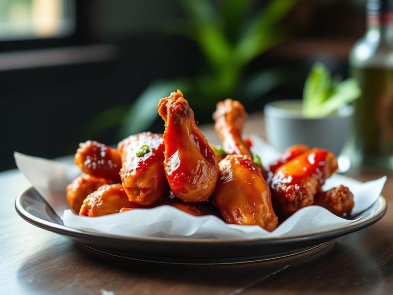 BBQ chicken wings