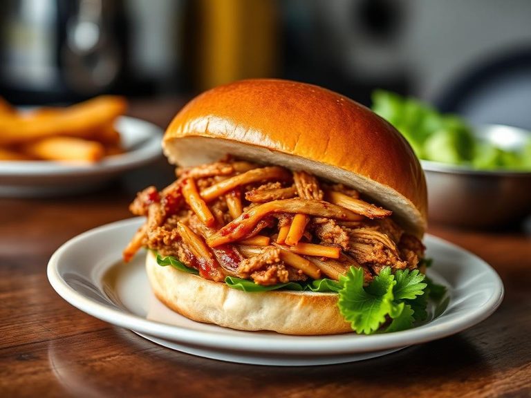 BBQ Pulled Chicken Sandwich