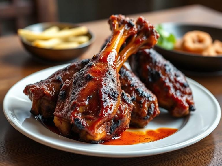 BBQ Smoked Turkey Legs