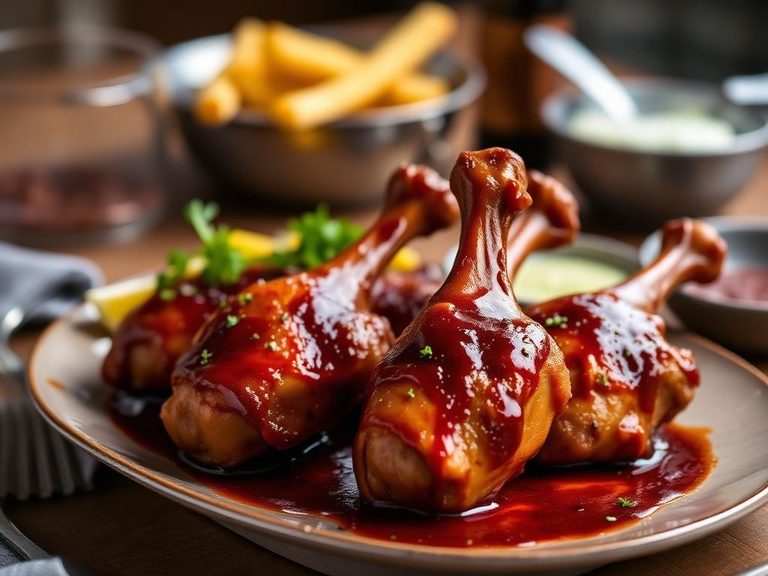 BBQ Turkey Drumsticks