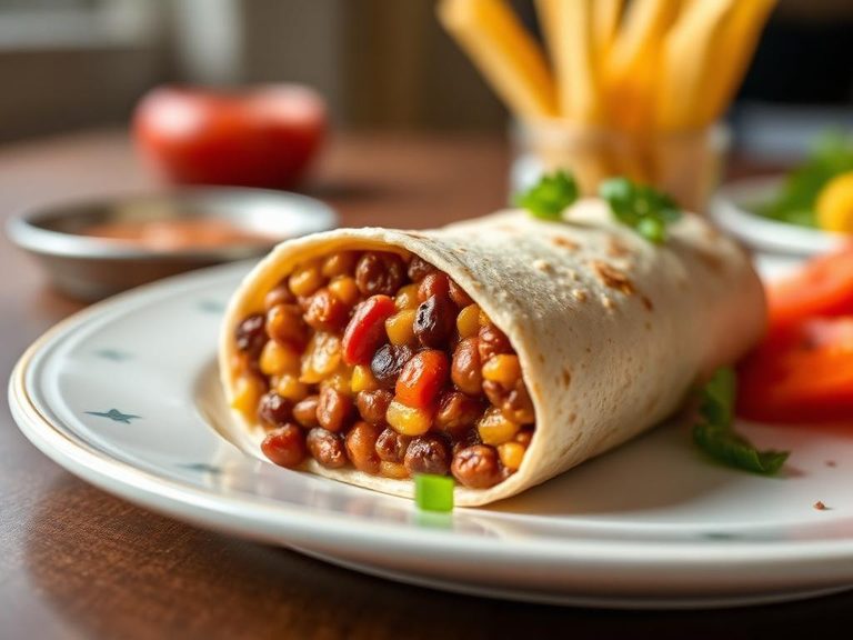 Bean and cheese burrito