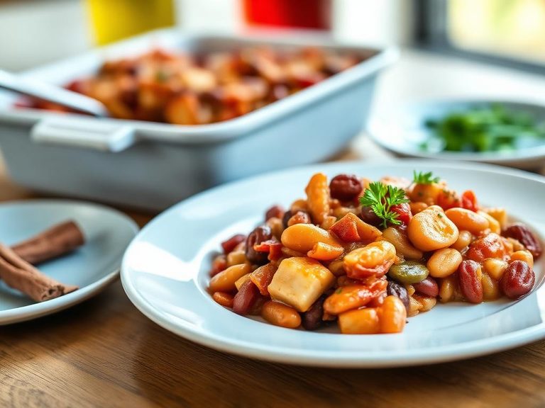 Bean and Franks Casserole