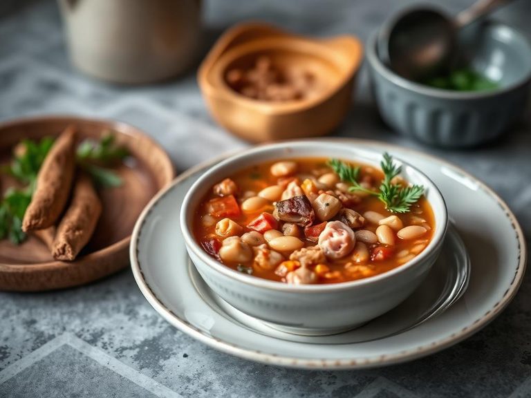 Bean and ham soup