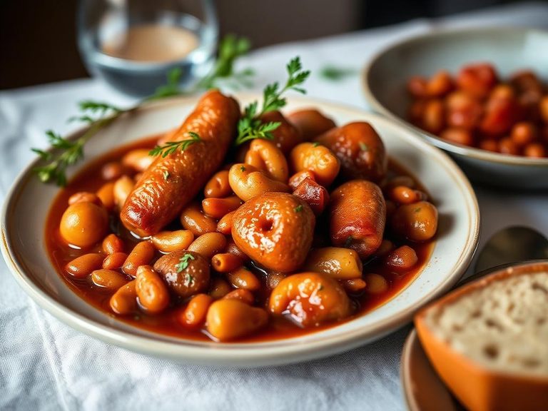 Bean and Sausage Cassoulet