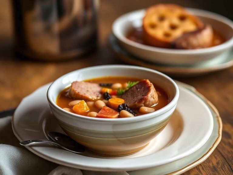 Bean Soup with Ham Hock