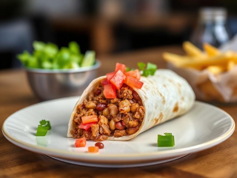 Beef and Bean Burrito Supreme