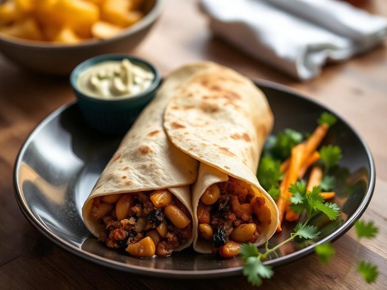 Beef and Bean Burrito