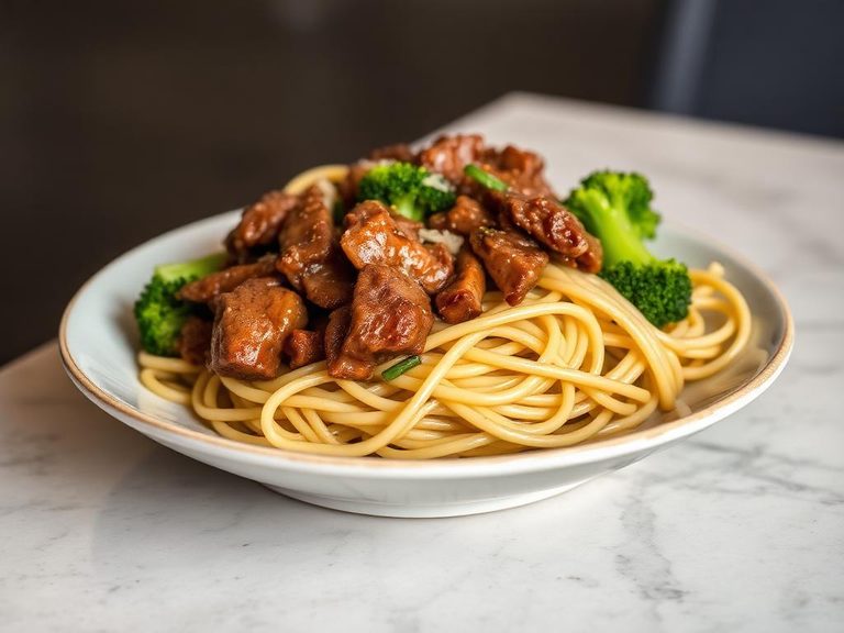 Beef and Broccoli Noodles