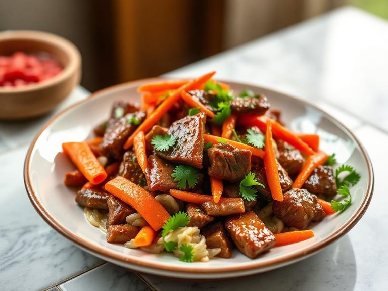 Beef and Carrot Stir-Fry