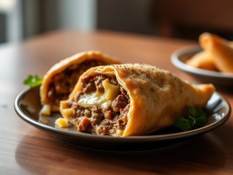 Beef and Cheddar Turnover