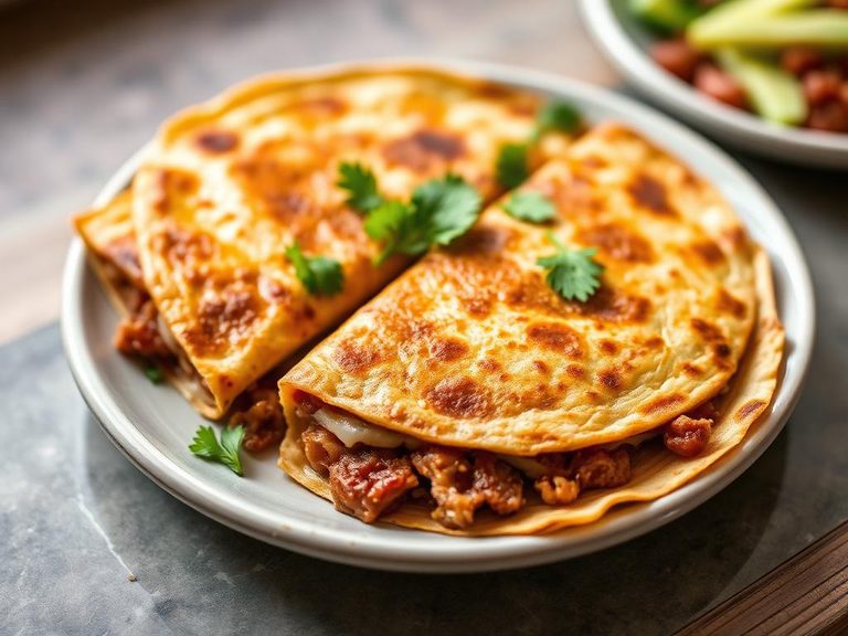 Beef and Cheese Quesadilla