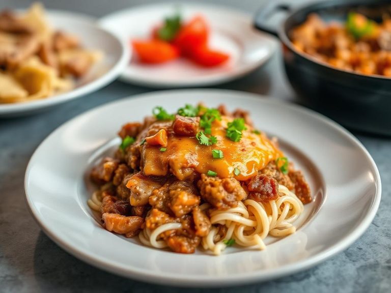 Beef and Masa Casserole