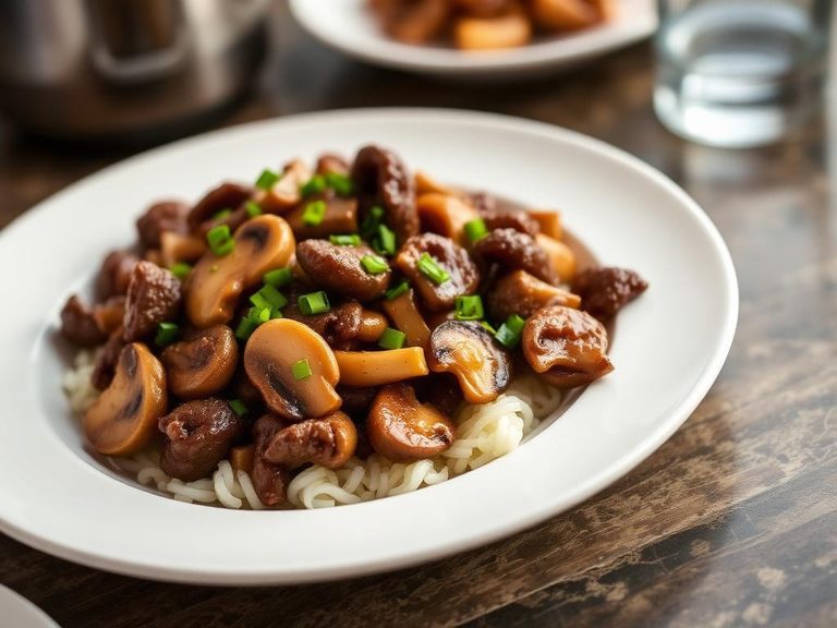 Beef and Mushroom Stir-Fry