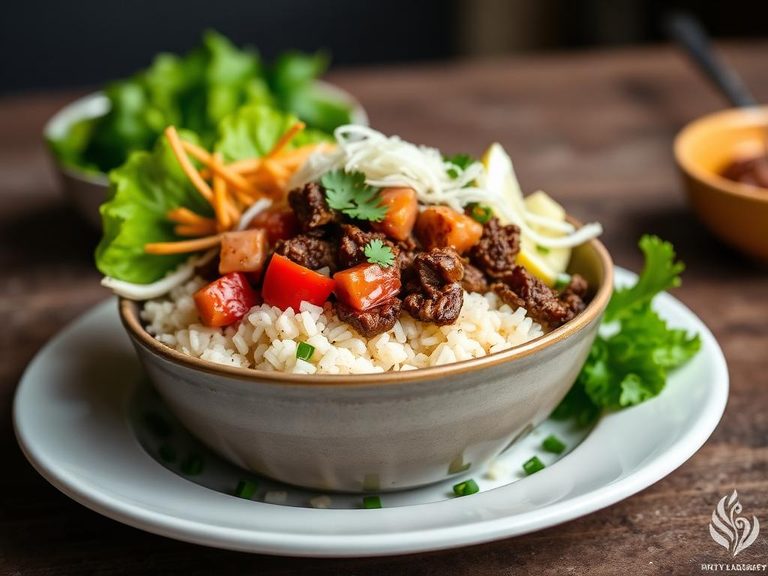 Beef and Rice Burrito Bowl