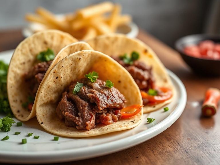 Beef Brain Tacos