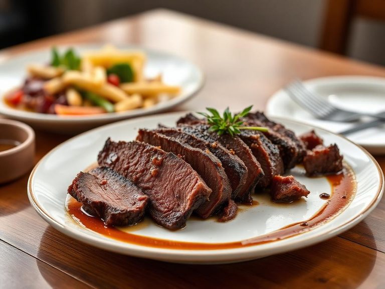 Beef brisket plate