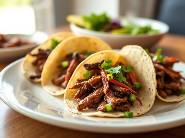 Beef brisket tacos
