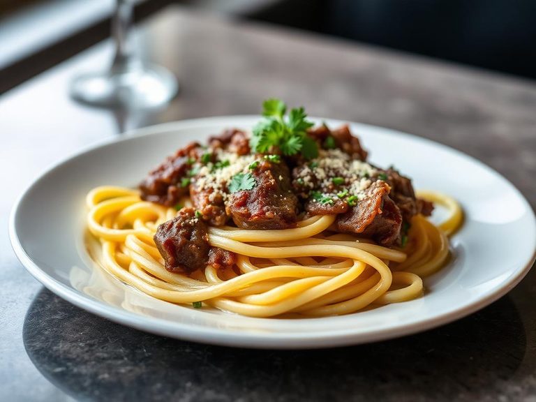 Beef Carbonara