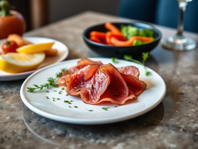 Beef Carpaccio (often made from tenderloin)