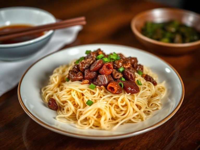 Beef-Flavored Rice Vermicelli Pilaf