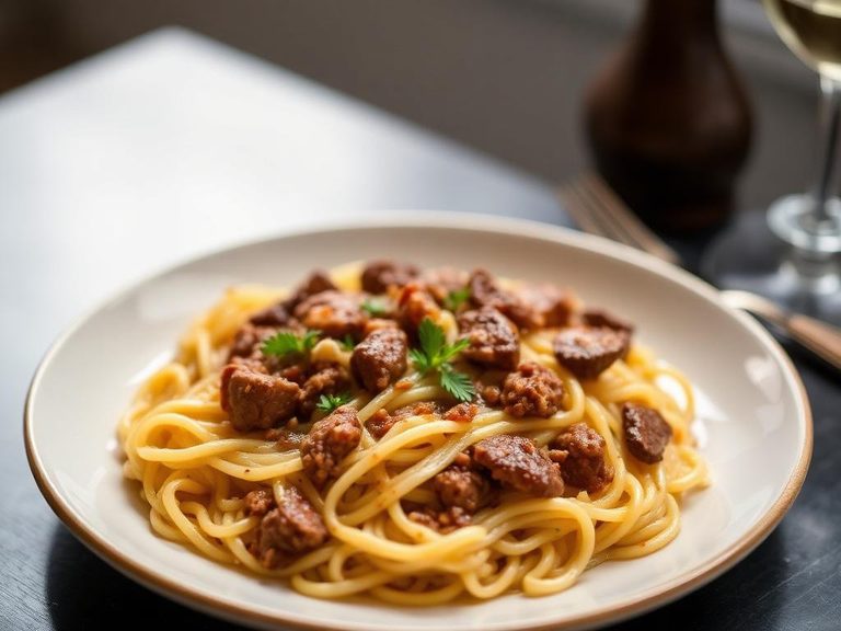 Beef-flavored Risotto