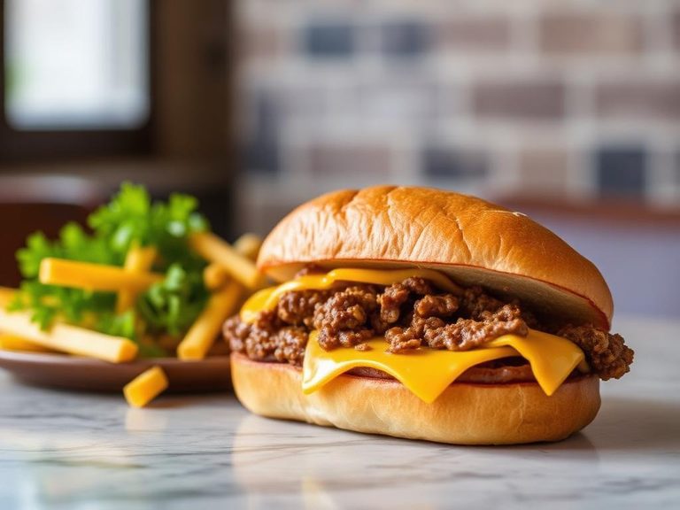 Beef 'n Cheddar Sandwich