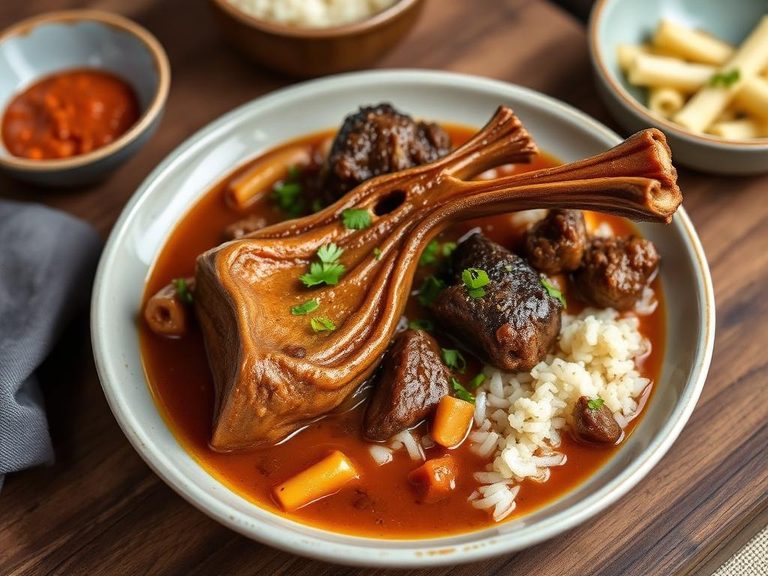 Beef Neck Bone Curry (Japanese: Nikujaga variation)
