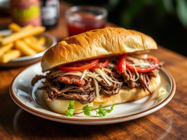 Beef on Weck Sandwich