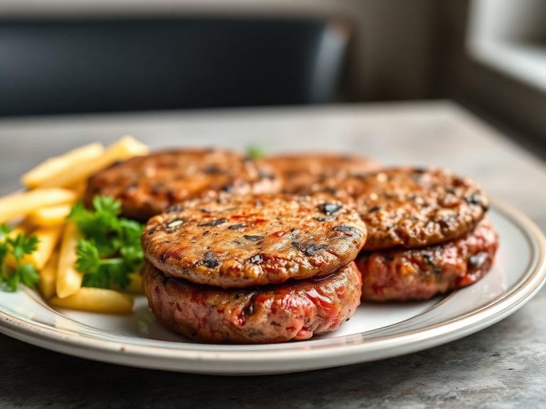 Beef patties for budget burgers