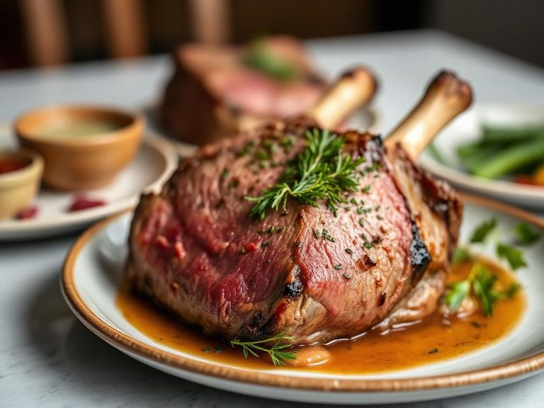 Beef Rib Roast with Herbs