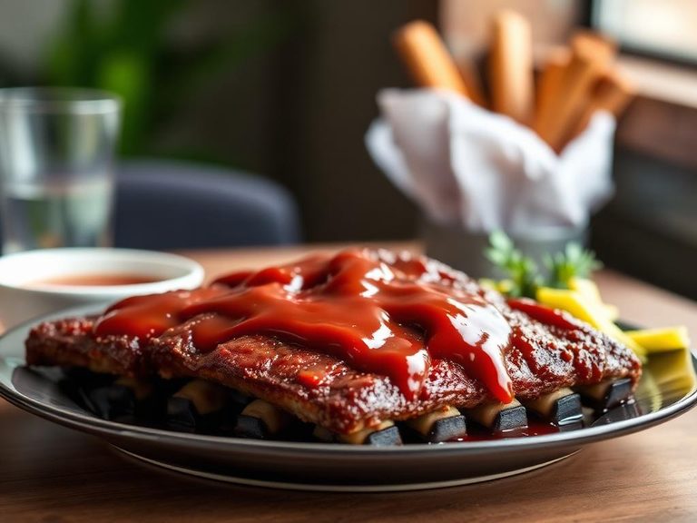 Beef Ribs with BBQ Sauce