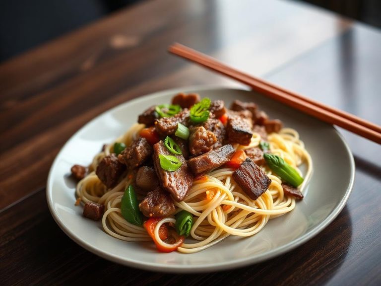 Beef Stir-Fry with Noodles