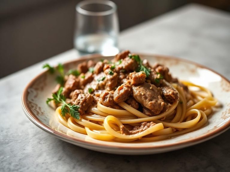 Beef Stroganoff Pasta