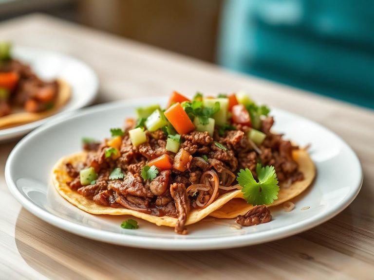 Beef Tostadas