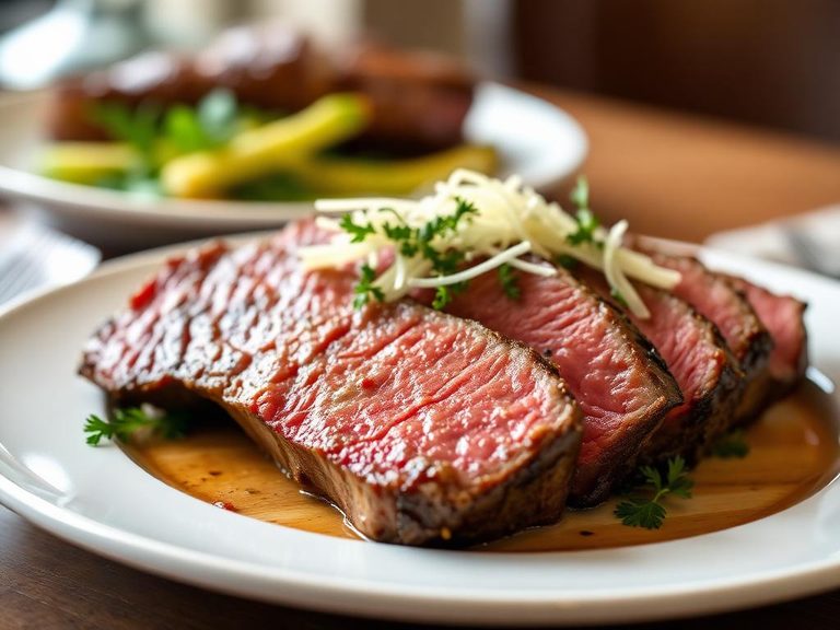 Beef with horseradish