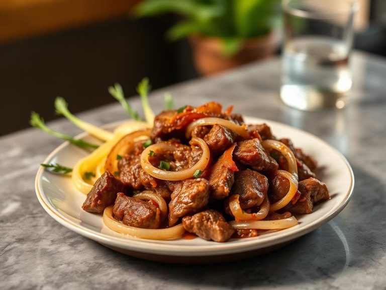 Beef with Onions