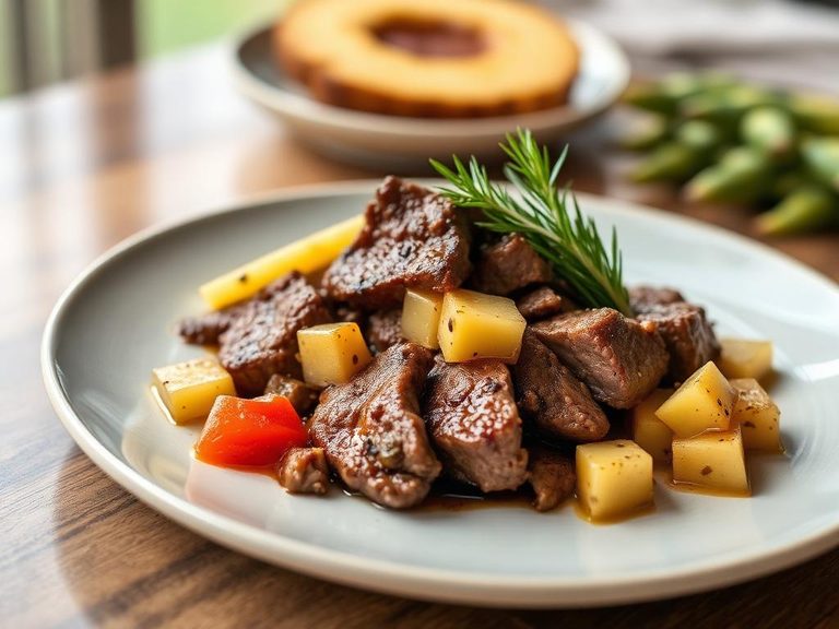 Beef with Pineapple