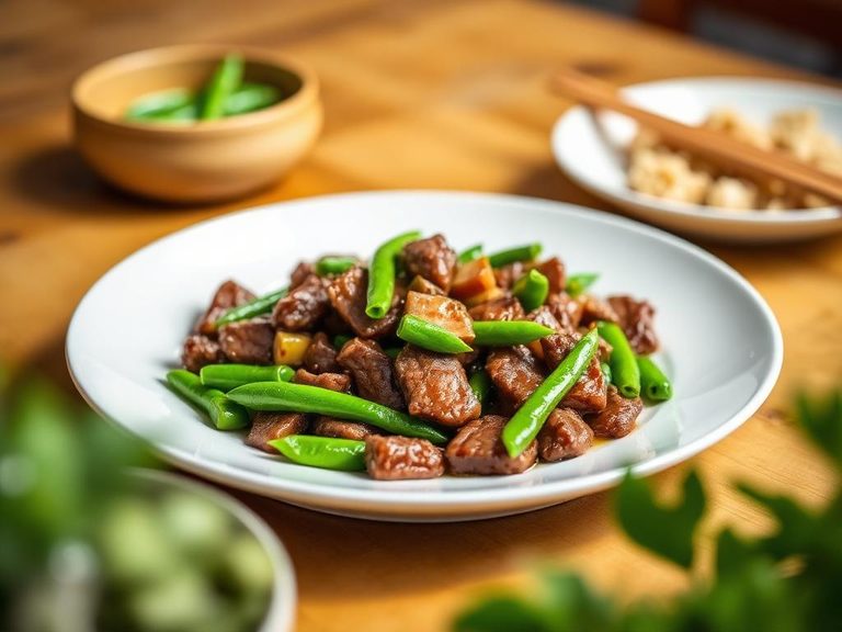 Beef with Snow Peas